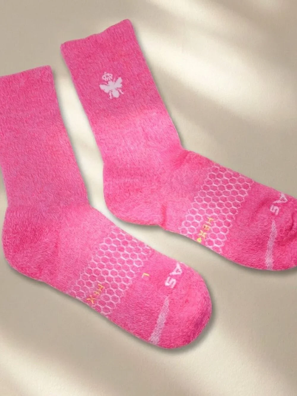 Bombas Calf Socks Pink - Size L - Picture 2 of 2